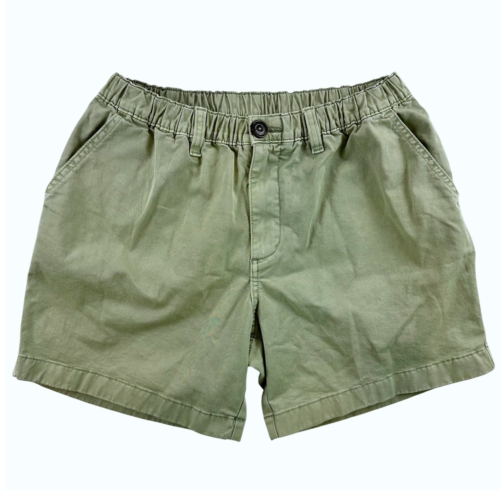 Chubbies Mens Stretch Twill Shorts Olive Green 5.5 Inseam Regular Fit Small